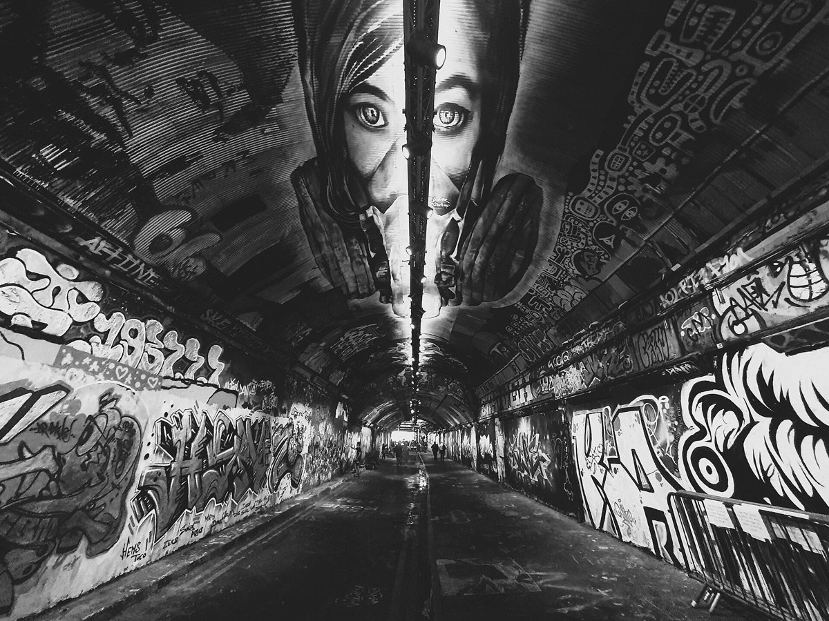 Passyunk Avenue in the Leake Street arches