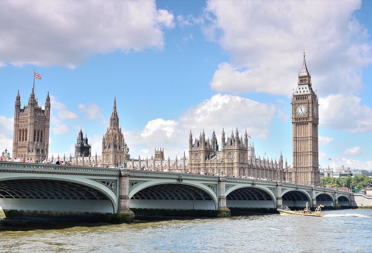 Big Ben and the Houses of Parliament from Westminster Bridge
