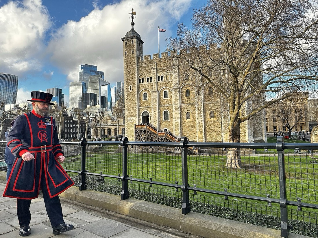 The White Tower at the Tower of London